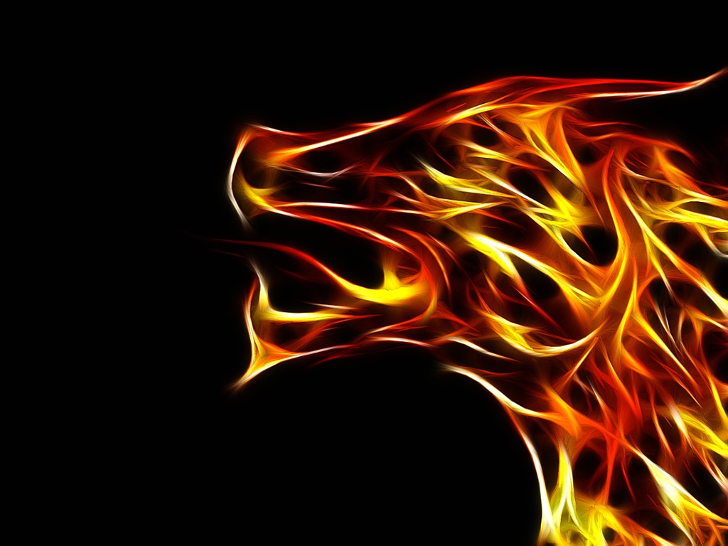 download desktop wallpapers, fire dragon, picture