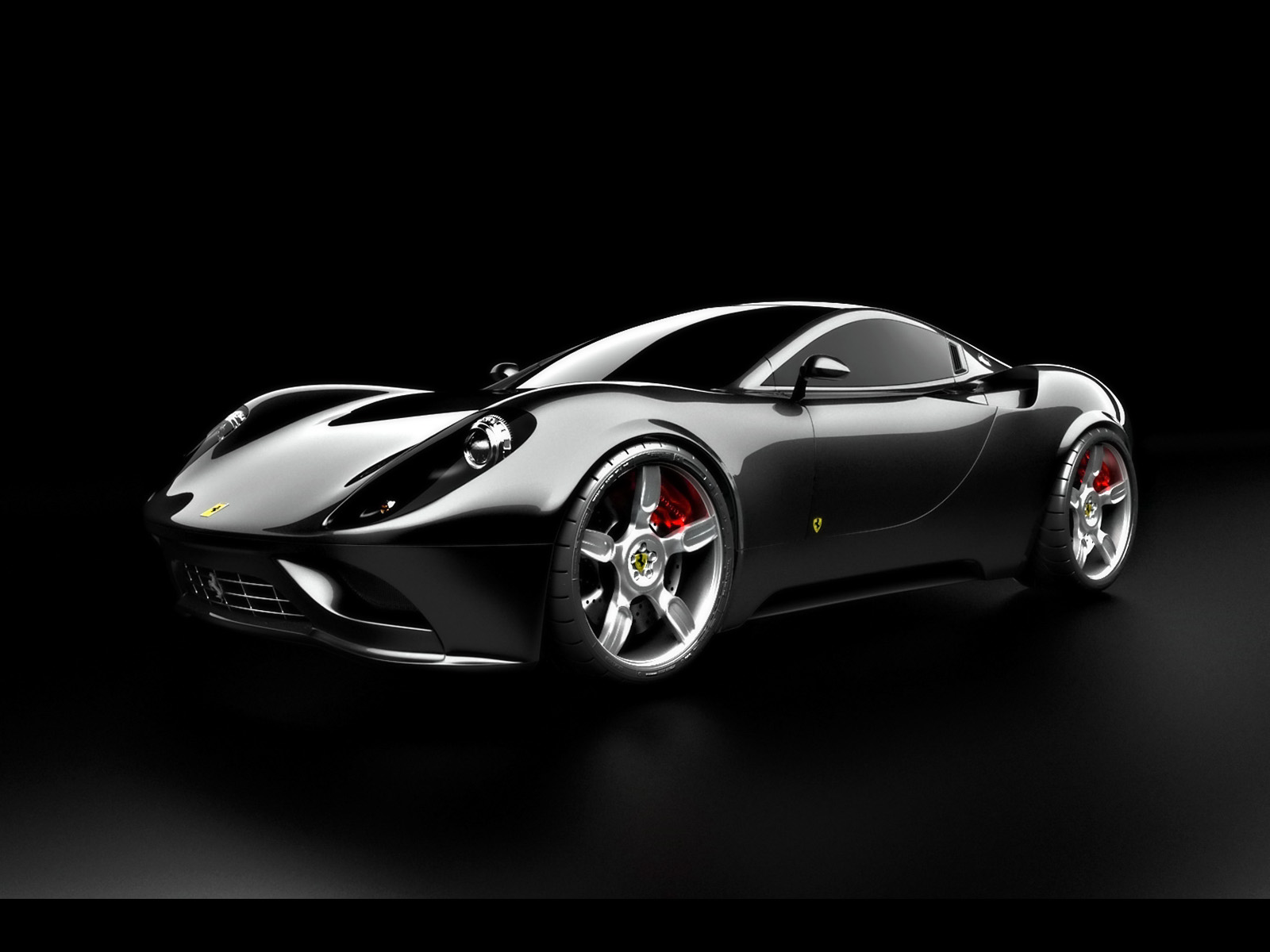 black car, photo, download Ferrari, black car, wallpapers for desktop