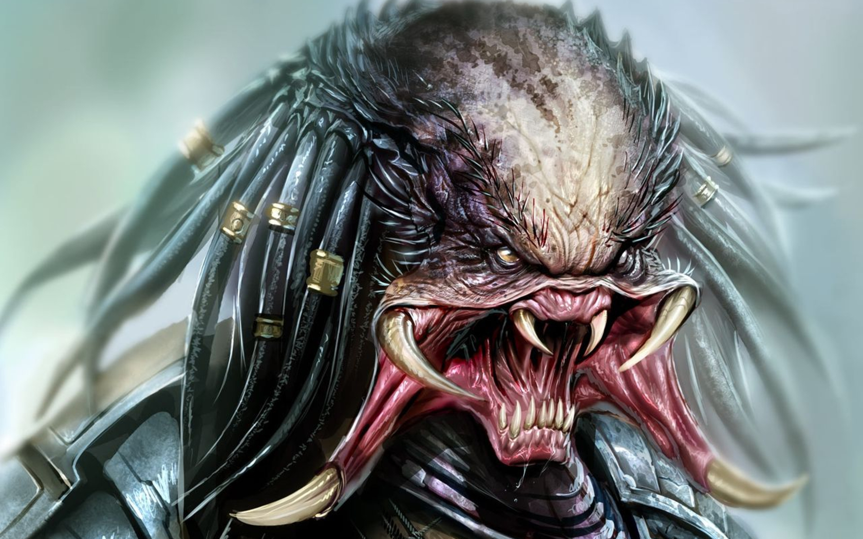predator, alien wallpaper, download wallpapers for desktop, grin, dogtooth, teeth